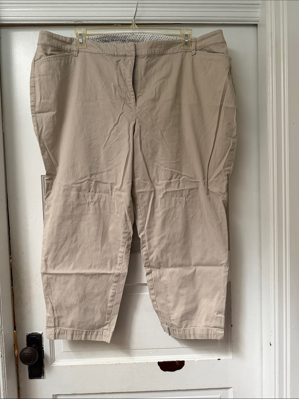 Plus size Talbots Khaki Capri Pants
